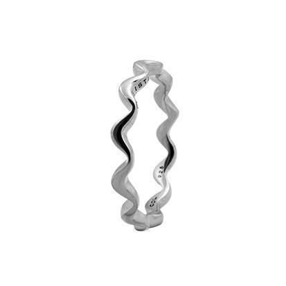 Wave ring i sølv fra Christina Jewelry & Watches